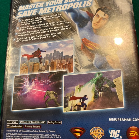Superman Returns Authentic Sony PlayStation 2 PS2 Game 2006 - Picture 2 of 4